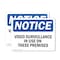 Signmission Video Surveillance In Use On These Premises OSHA Notice Sign, Plastic, 10in W x 7in L, 2PK OS-2PACK-NS-P-710-L-16812 - alternate 1